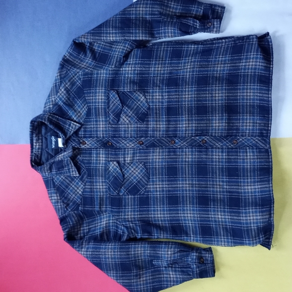 Wrangler Plaid Work Lumberjack Buttonup 